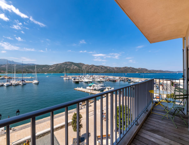 View from the Balcony of Casa Nostra in Corsica (Saint Florent)